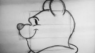 Easy: How to Draw Winnie the Pooh Step by Step from Disney's Animation Academy