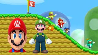 New Mario & Luigi new Power-Ups 4K 4 players #shorts video game