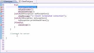Intermediate Java Tutorial - 52 - Connecting to the Server