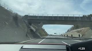 【走行動画】国道2号線東広島バイパス全線開通記念下り線走行動画(1.25倍速)