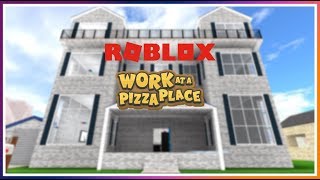 Roblox Work At A Pizza Place House Tour Red And Black Theme - roblox pizza place house