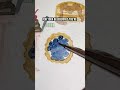 how to paint a fruit tart in 15 sec tutorial🫐 shorts repost dessert fruit fruittart baking paint