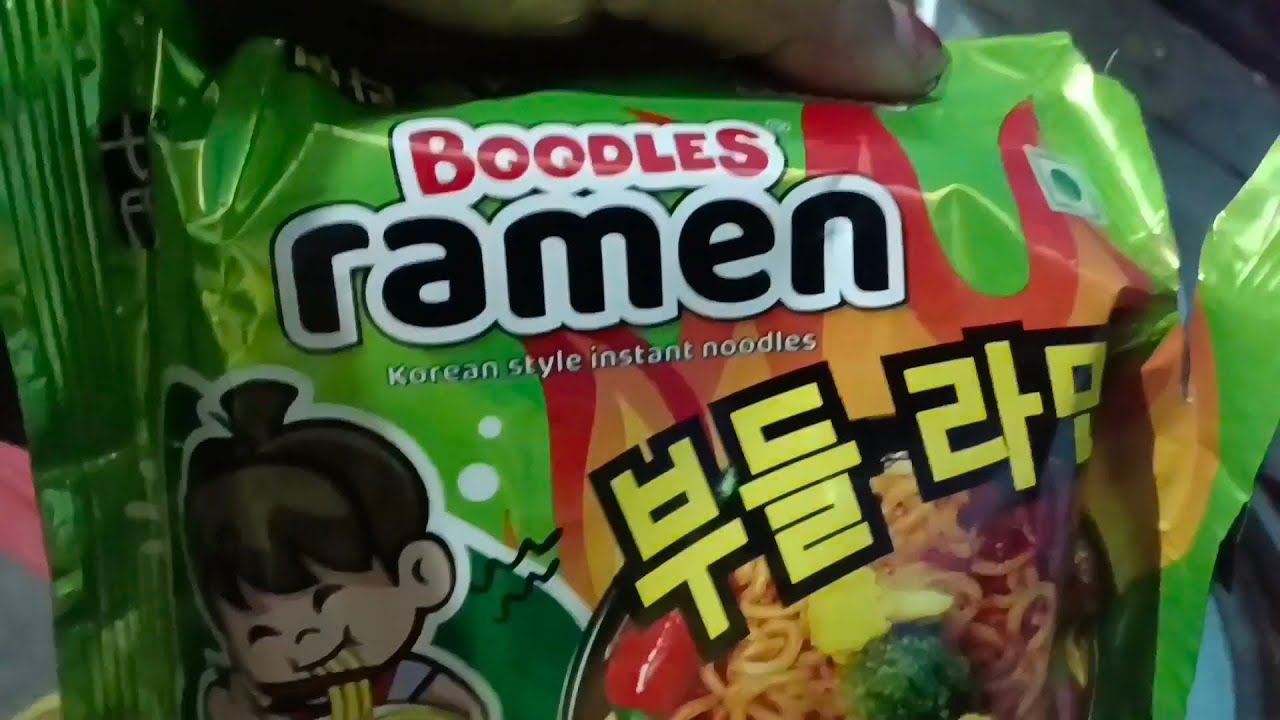 Boodles Korean Noodles Review Youtube