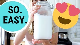 How to Make COCONUT MILK at Home in 5 MINUTES!