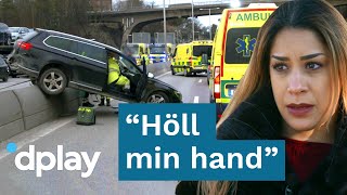Vägens hjältar | Sandra tackar Pelle för hans stöd efter en traumatisk olycka | discovery+ Sverige
