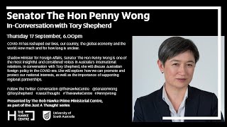 Senator The Hon Penny Wong In-Conversation with Tory Shepherd