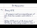 Binary XOR Operator (^) in Java | Bitwise Operators Explained