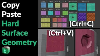 Blender Secrets - Copy / Paste Topology for Faster Modeling