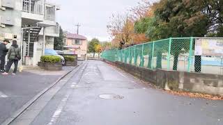 八王子ホテルニューグランド跡地　大和田町6丁目〜第十小学校〜八王子郵便局　大和田町7丁目　2024 11.27