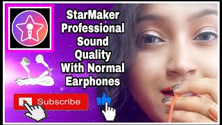 Starmaker professional sound settings with normal earphone || Starmaker sound effect || #StarMaker