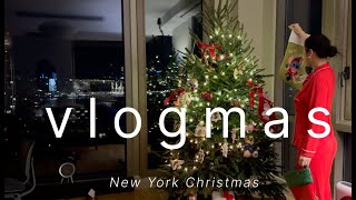 Vlogmas in NYC 🎄 | my first vlogmas, christmas tree, MoMA, weekend trip to LA, \u0026 disneyland 🎅🏻