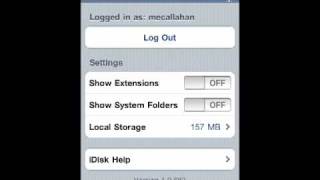 Access MobileMe from your iPhone