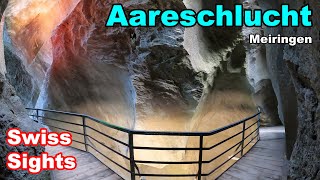 Aareschlucht Aare Gorge Switzerland Meiringen 4K