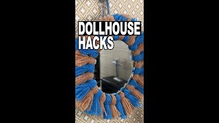 Hacks for Dollhouse Decor #shorts One Sixth Scale Miniatures