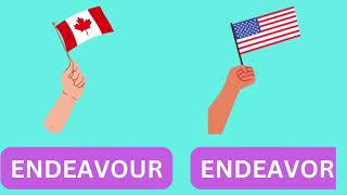 USA vs CANADA - ENGLISH SPELLING DIFFERENCE