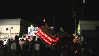 2013年湯野稲荷神社例大祭夜の部　Ａコープ前　南組