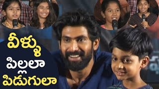 Rana Interacting With Children | Interesting Questions By Children About Ghazi | Super Fun | TFPC