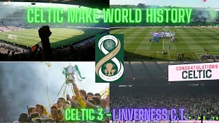 Celtic Make History - 8 Trebles | Scottish Cup Final | Celtic 3 - 1 Inverness C.T 03/06/2023