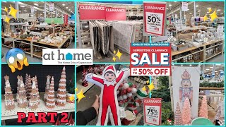 💥😱Part 2 NEW YEAR'S 2025 STOREWIDE CLEARANCE!!! At Home Store!!! Shop with Me!!!😱💥