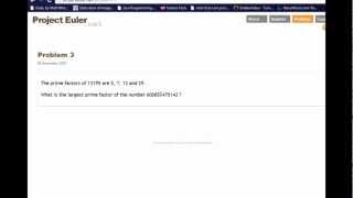 Java: Project Euler Problem 3