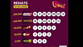 UWINN DRAW RESULT FOR 10-02-2025