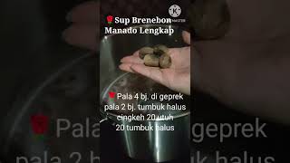 Resep Cara Masak Sup Brenebon, Asli Manado #Manadofood