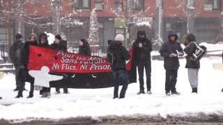 A Collective Opposed to Police Brutality Vigil For SPVM Victim Jean-Francois Nadreau