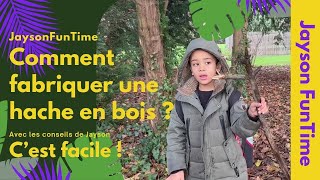 Comment fabriquer une hache ou une pioche avec du bois de la forêt?