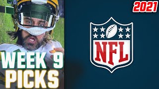 NFL WEEK 9 PICKS 2021 NFL GAME PREDICTIONS | WEEKLY NFL PICKS