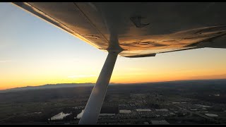 Flying to Skagit,  Lynden and Friday Harbor in our Cessna 175