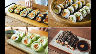 【Vegan】Not Your Ordinary Sushi: 4 Types of Creative Sushi