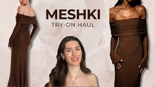 MESHKI Dress Try-On Haul