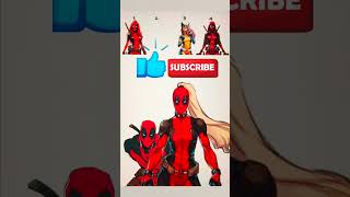 どれが正しいですか! Lady Deadpool (一部36) #deadpoolxwolverine #deadpool #marvel #shorts