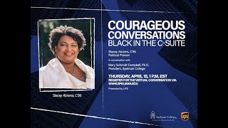 Spelman College Courageous Conversations - Stacey Abrams, C'95