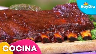 Te enseñamos a cocinar unas deliciosas costillas de cerdo para tu familia | Hoy Día | Telemundo