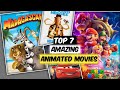 Top 7 Amazing animated movies #hollywood #movies #animation #recommended