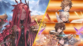 【グラブル】機神ヤチマVS天司【ルシオ・サンダルフォン・ハールート・マールート】