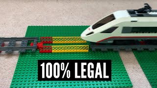 How to make Cheap Lego Train Track from Regular Lego - Now 100% LEGAL