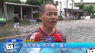 20170730中天新聞　屏東暴雨！林邊國道封　民眾克難划保麗龍船