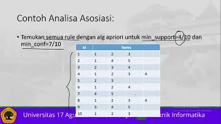 5.8. Association Analysis -  Rule Generation (Example )