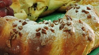 Rosca de Reyes de leche condensada.- RecetasdeLuzMa