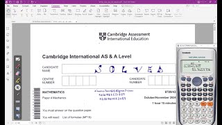 9709/43/O/N/24 --- CAMBRIDGE AS \u0026 A LEVEL MATHEMATICS - MECHANICS 1 OCT_NOV 2024 Paper 43