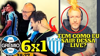 Reações Fabiano Baldasso - Grêmio 6 x 1 Novo Hamburgo - Gauchão 2023