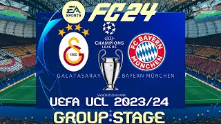 FC 24 Galatasaray vs Bayern Munich | Champions League 2023/24 | PS4 Full Match
