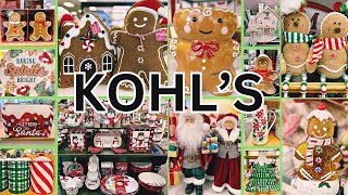 👑🛒🎄 Kohl's Cozy Christmas Decor Shop With Me!! Traditional Christmas Decor and More!!👑🛒🎄