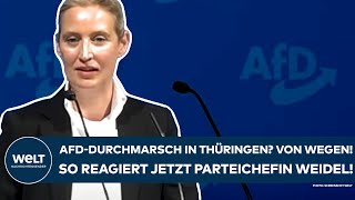 THÜRINGEN: Kommunalwahl! Durchmarsch der AfD? Von wegen! So reagiert jetzt Parteichefin Alice Weidel