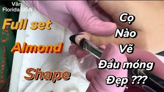 #nails cách vẽ đầu móng NHANH NHẤT🔥Cọ như thế nào vẽ Đẹp và Dễ ???🔥@VanFloridaUsa