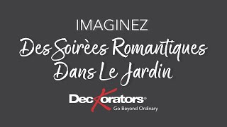 IMAGINEZ Des Soirées Romantiques Dans Le Jardin EXTÉRIEUR