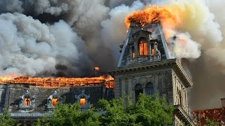 Videó a Kodály Köröndön tomboló tűzről