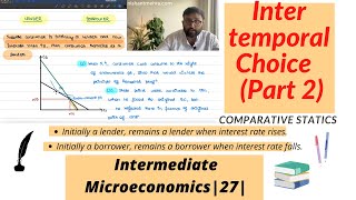 Intertemporal Choice | When Lender remains a lender | When Borrower remains a borrower| 27 |